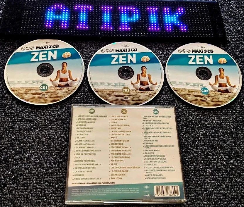 Het Onmisbare Maxi 3 CD Zen Box Par Nicolas Dri Édition Wagram – photo 3